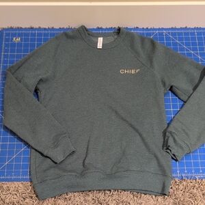 Bella Canvas Men's Teal Crewneck Sweater